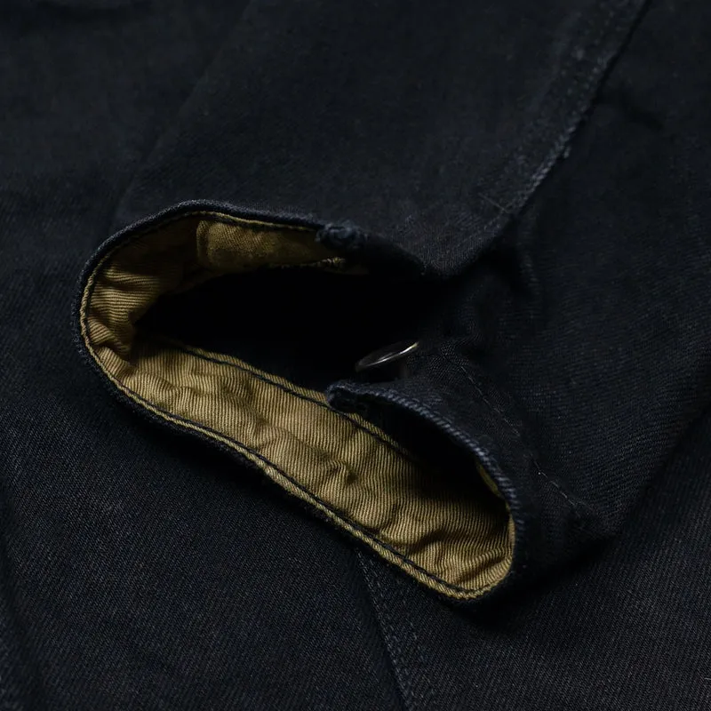 15 oz. Black Denim Delta Jacket