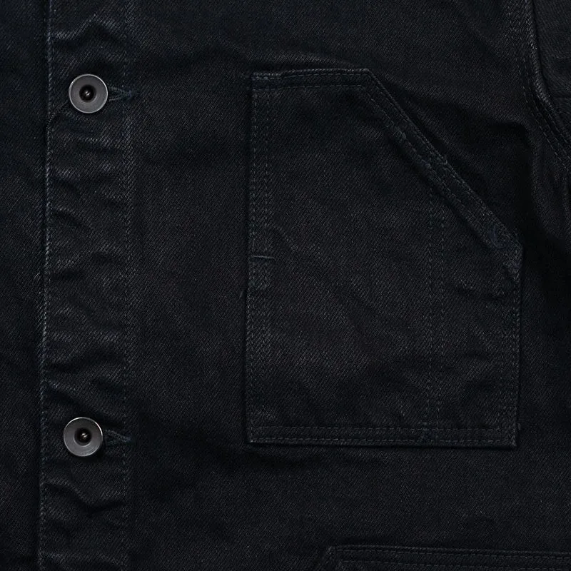 15 oz. Black Denim Delta Jacket