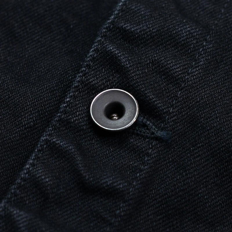15 oz. Black Denim Delta Jacket