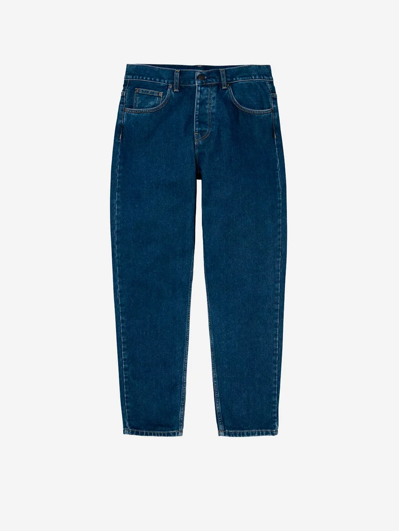 Pantaloni 'Newel' in denim blu stone washed