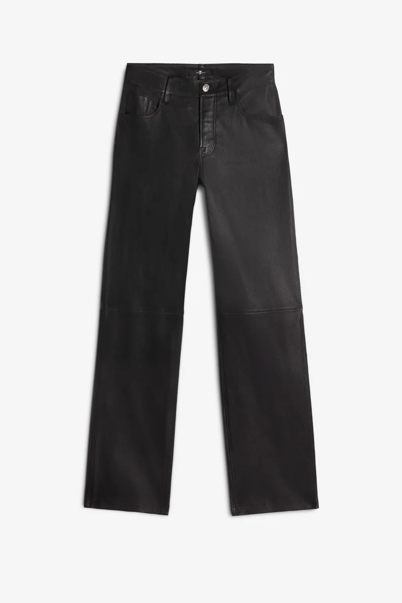 CALIE STRAIGHT in Leather Black