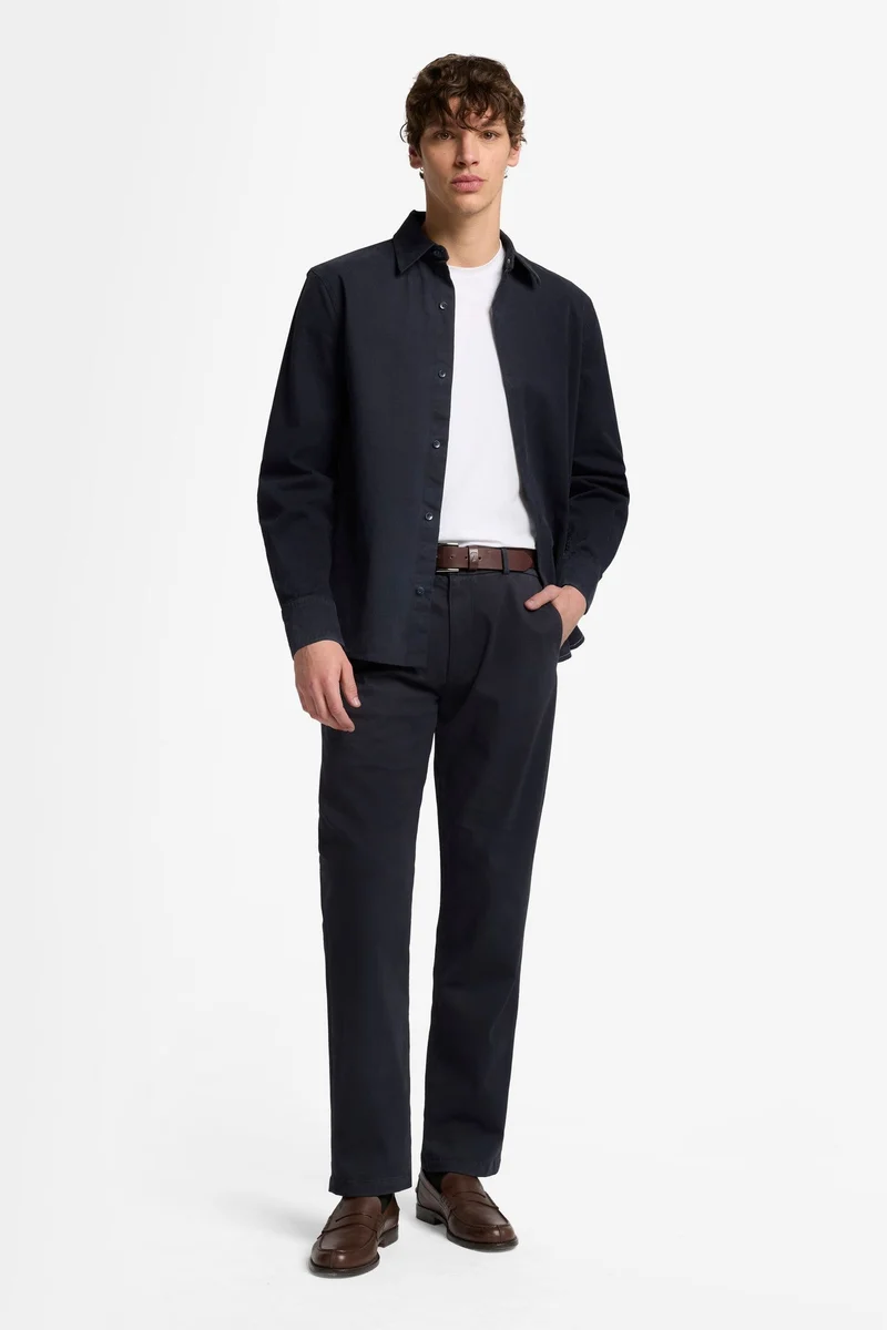 STRAIGHT CHINO in Luxe Performance Sateen Vulcan