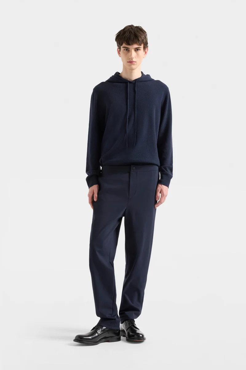 THE STRAIGHT in Luxe Performance Knit Navy