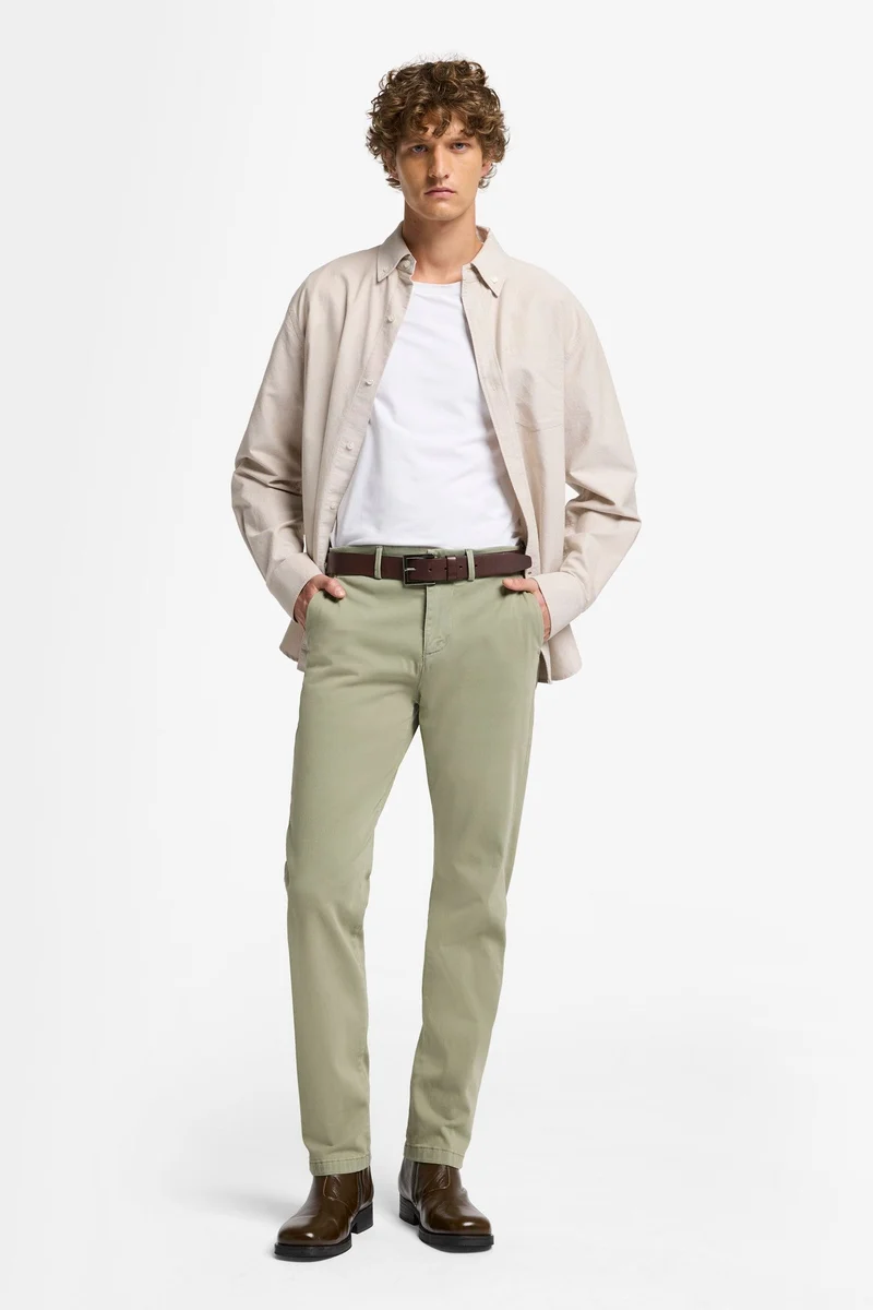 SLIMMY CHINO in Luxe Performance Sateen Russel