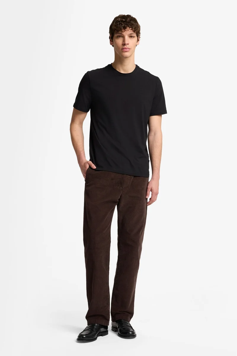 STRAIGHT JOGGER in Corduroy Coffee Bean