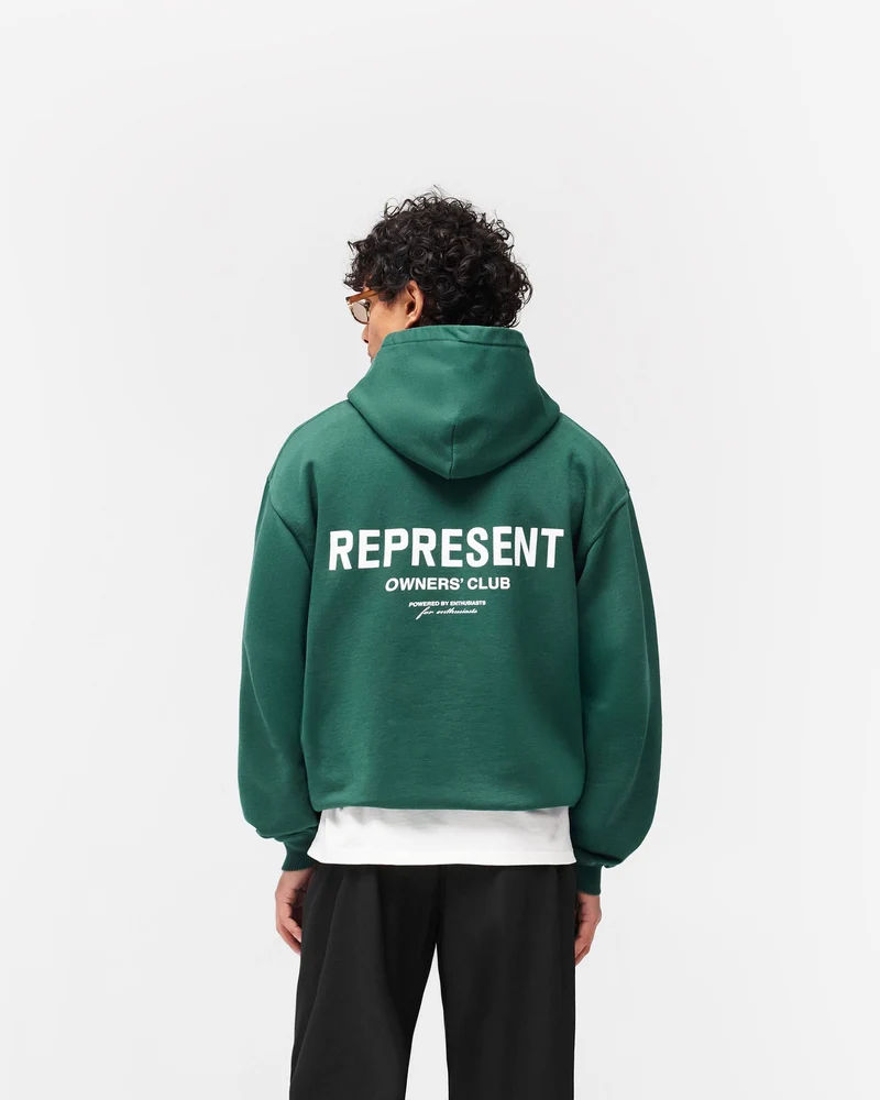 Represent Owners Club Hoodie - Racing Green