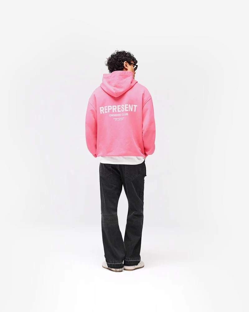 Represent Owners Club Hoodie - Bubblegum Pink