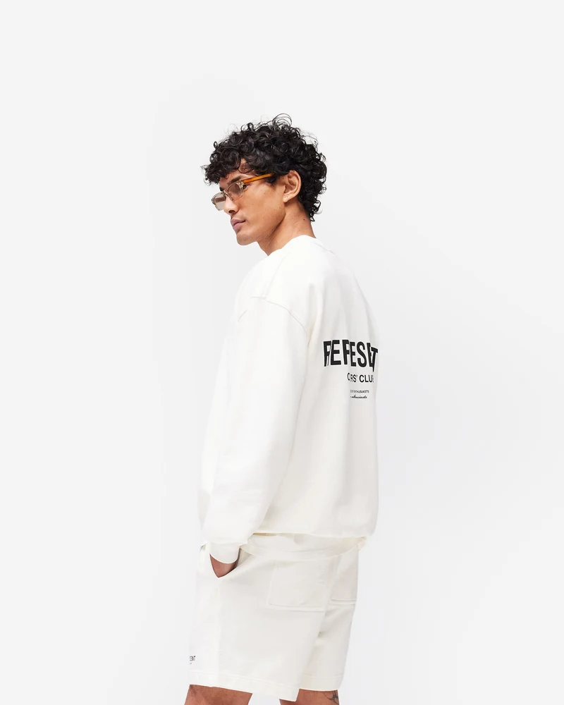 Represent Owners Club Sweater - Flat White