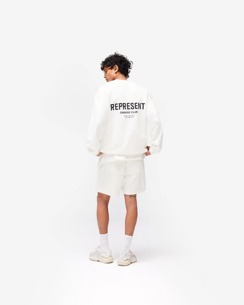 Represent Owners Club Sweater - Flat White