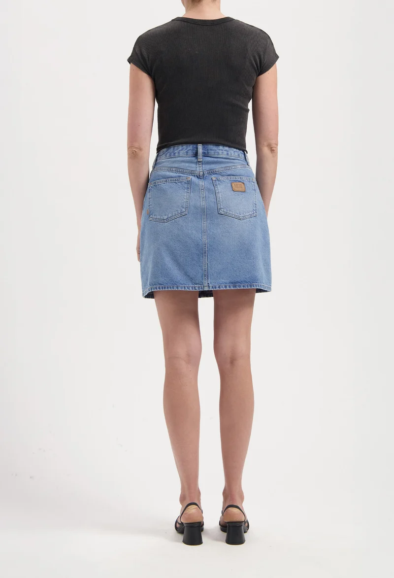 Audry Mini Skirt - Light Stone Vintage