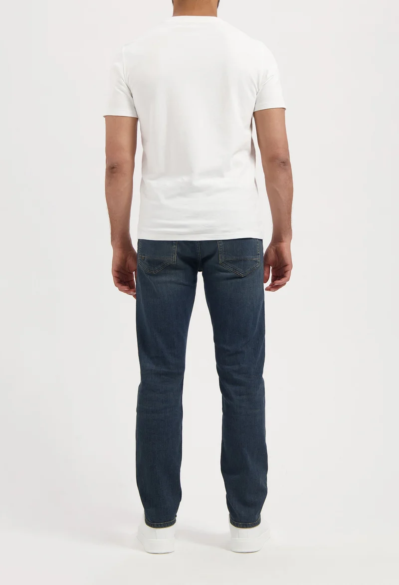 Hank Mid Tapered Selvedge - Earth Blue