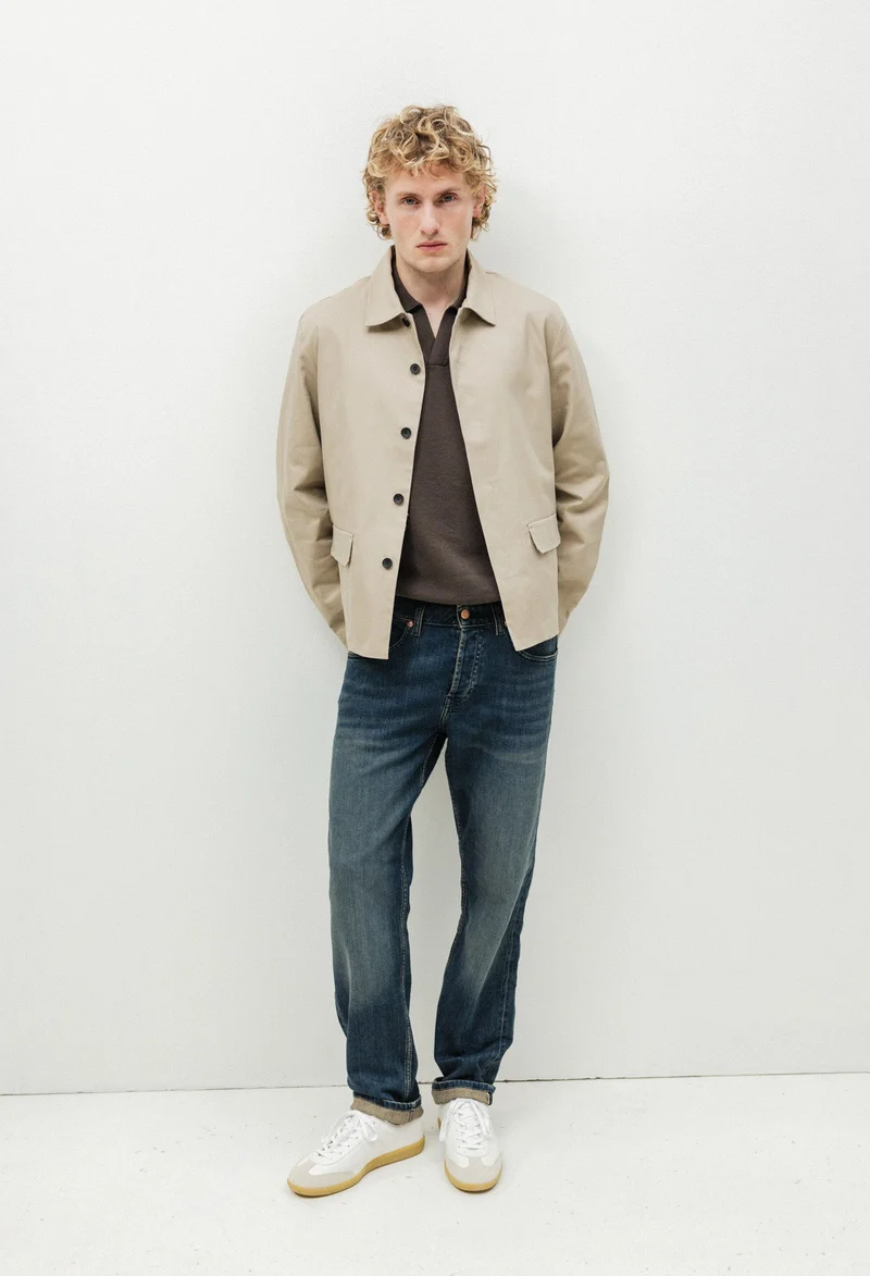 Hank Mid Tapered Selvedge - Earth Blue