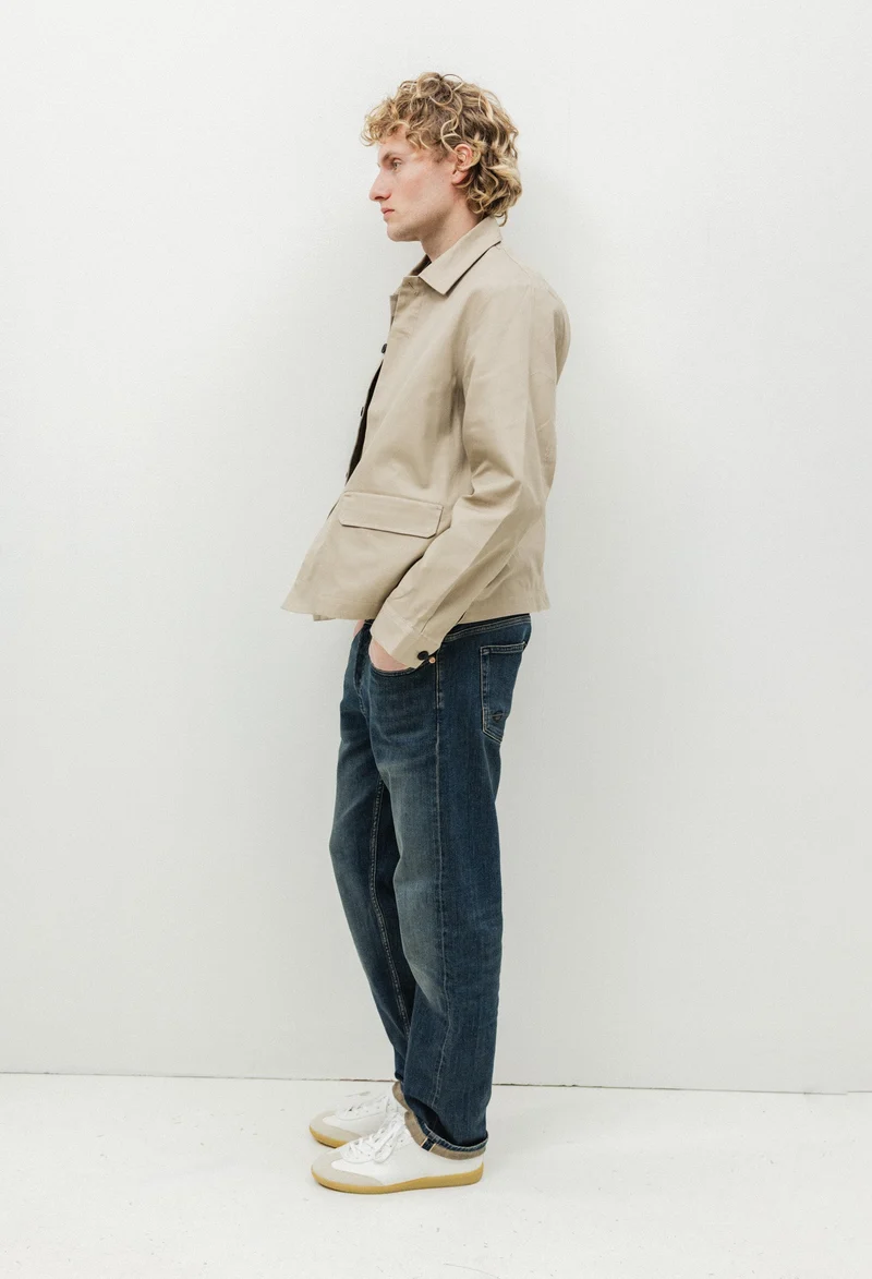 Hank Mid Tapered Selvedge - Earth Blue