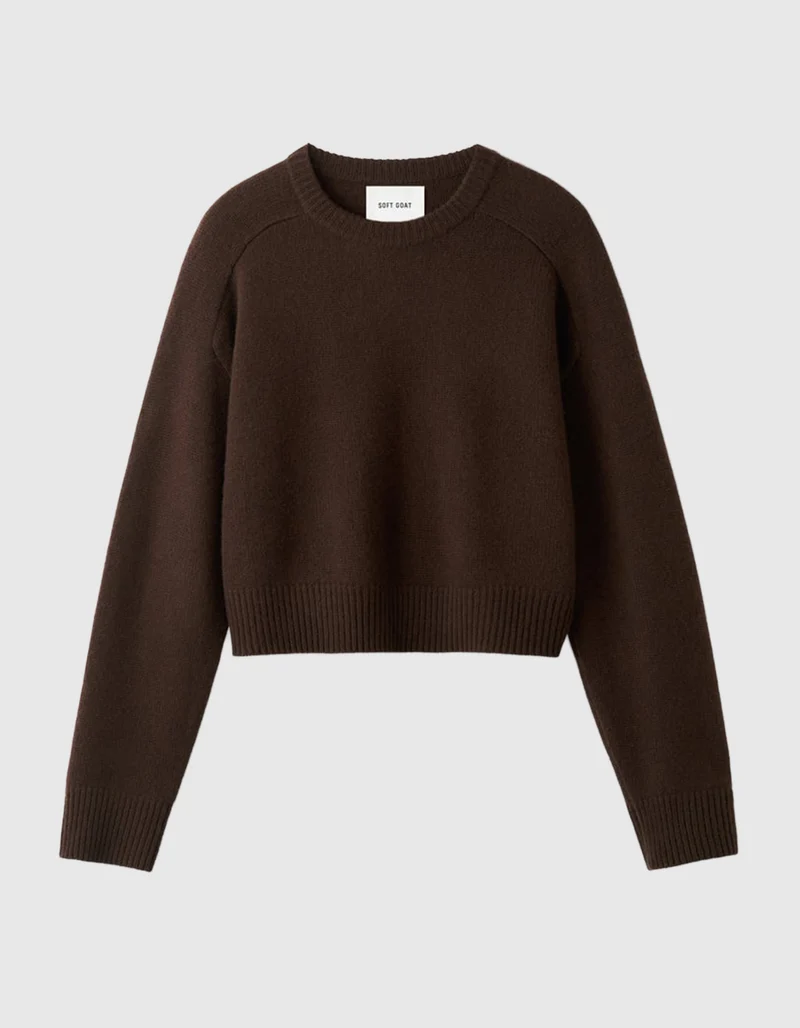 Kaschmir-Pullover mit Rundhalsausschnitt
