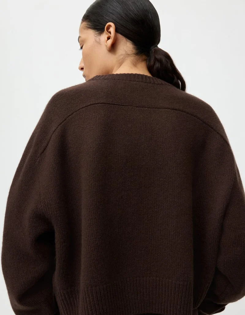 Kaschmir-Pullover mit Rundhalsausschnitt