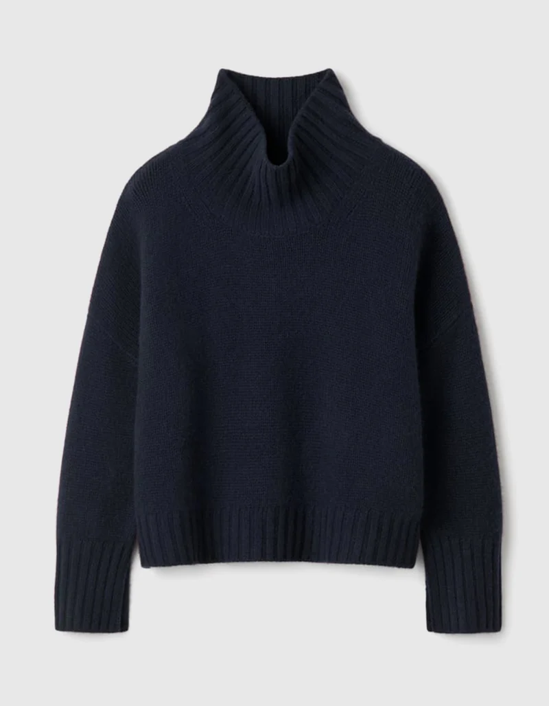 Grobstrick Kaschmir-Pullover Girlfriend