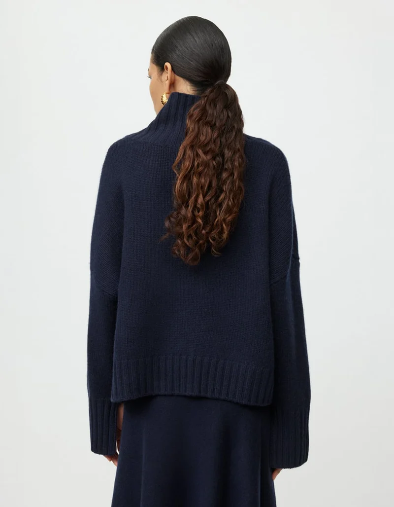 Grobstrick Kaschmir-Pullover Girlfriend