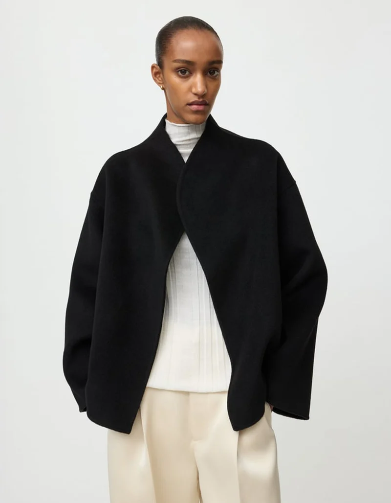 Oversize Woll-Kaschmir Mix Jacke