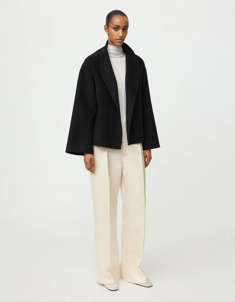 Oversize Woll-Kaschmir Mix Jacke