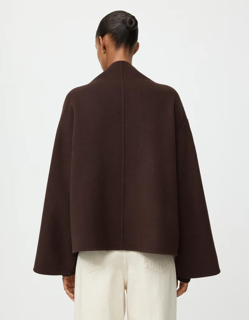 Oversize Woll-Kaschmir-Mix Jacke