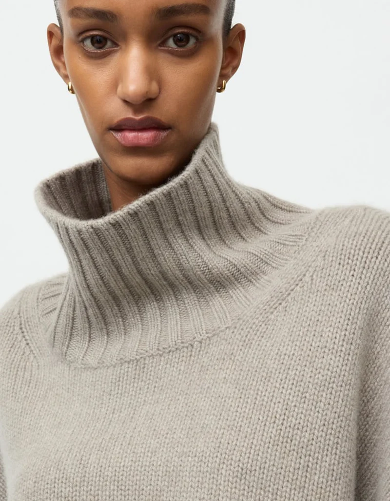Grobstrick Kaschmir-Pullover Girlfriend