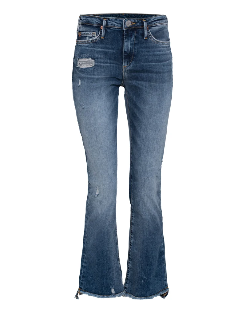Destroyed Kick-Flare-Jeans