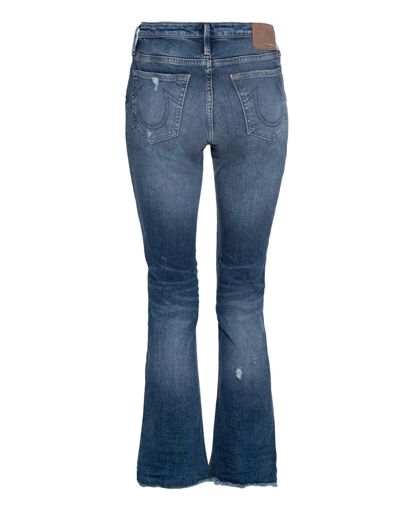 Destroyed Kick-Flare-Jeans