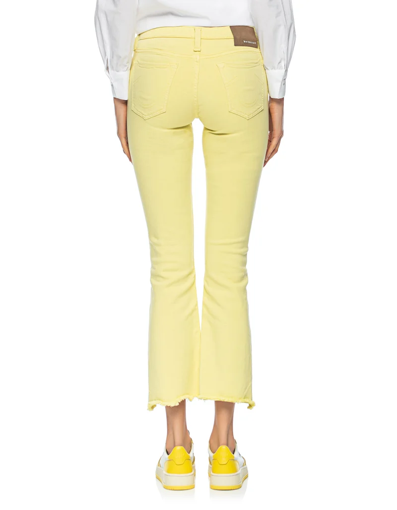 Mid Rise Super Skinny Kick-Flare Jeans