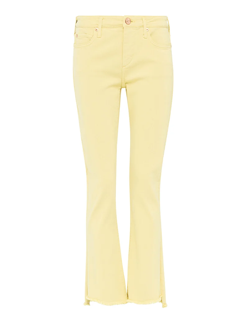 Mid Rise Super Skinny Kick-Flare Jeans