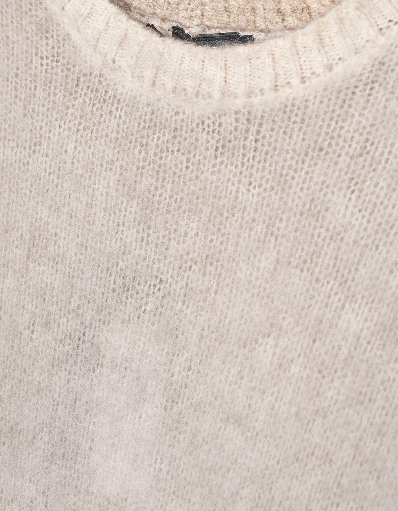 Kaschmir-Seiden-Pullover im Oversize-Look