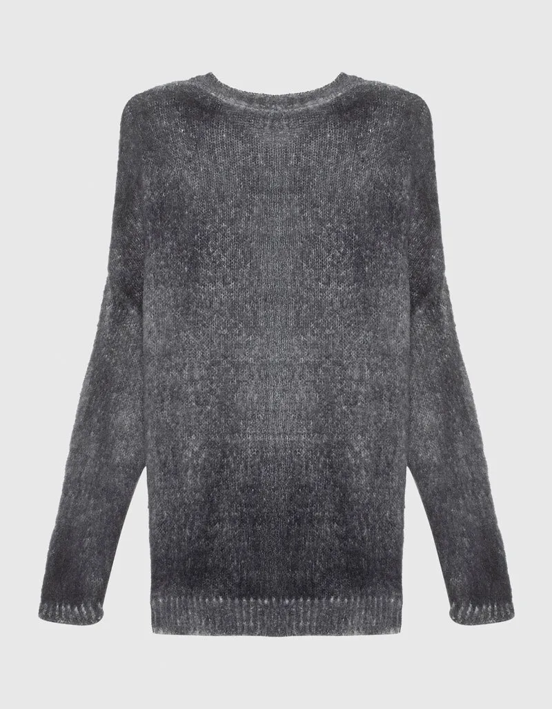 Kaschmir-Seiden-Pullover im Oversize-Look