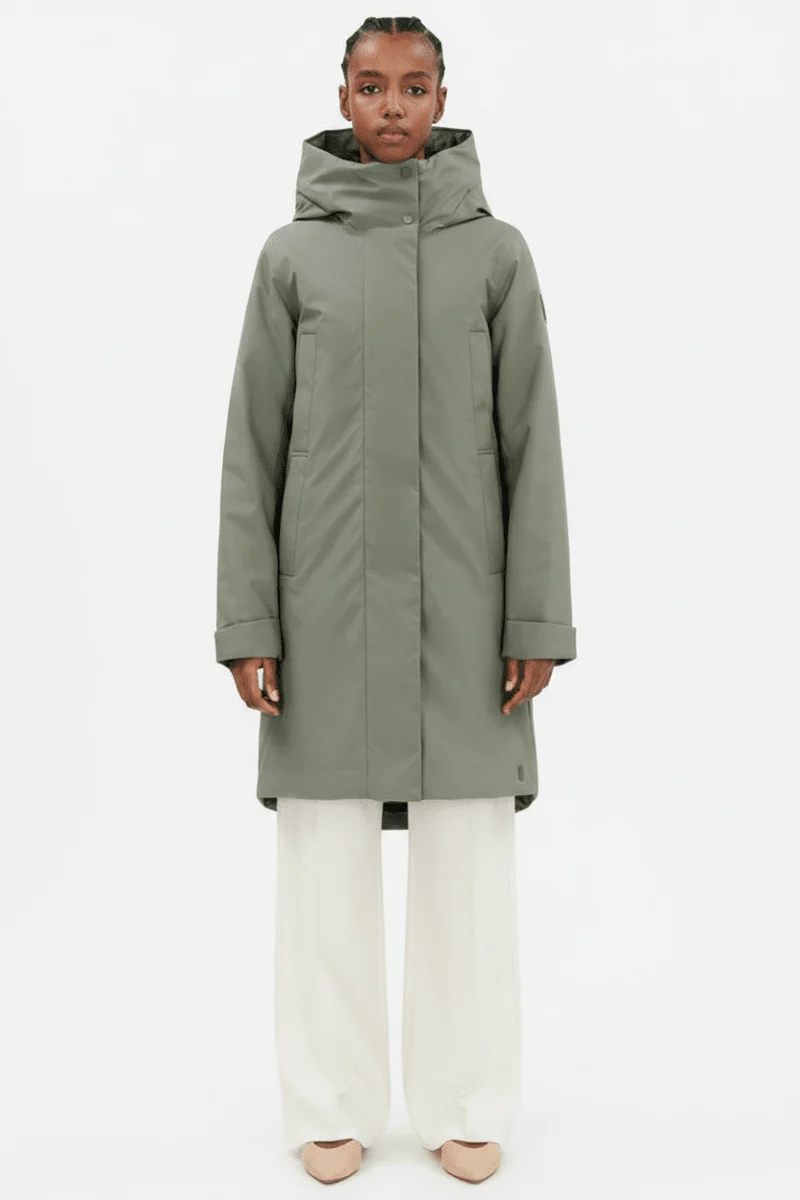 Elvine Damen Jacke Eline PET Poly 5K in Silbergrün