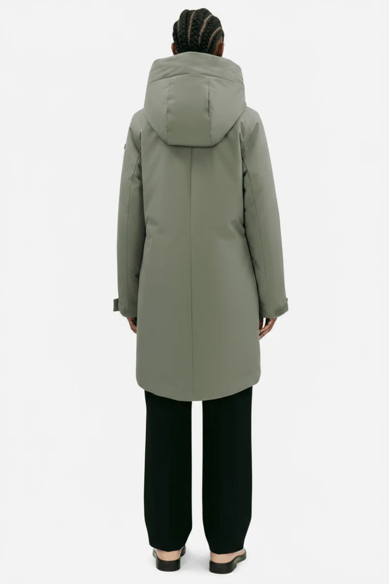 Elvine Damen Jacke Eline PET Poly 5K in Silbergrün