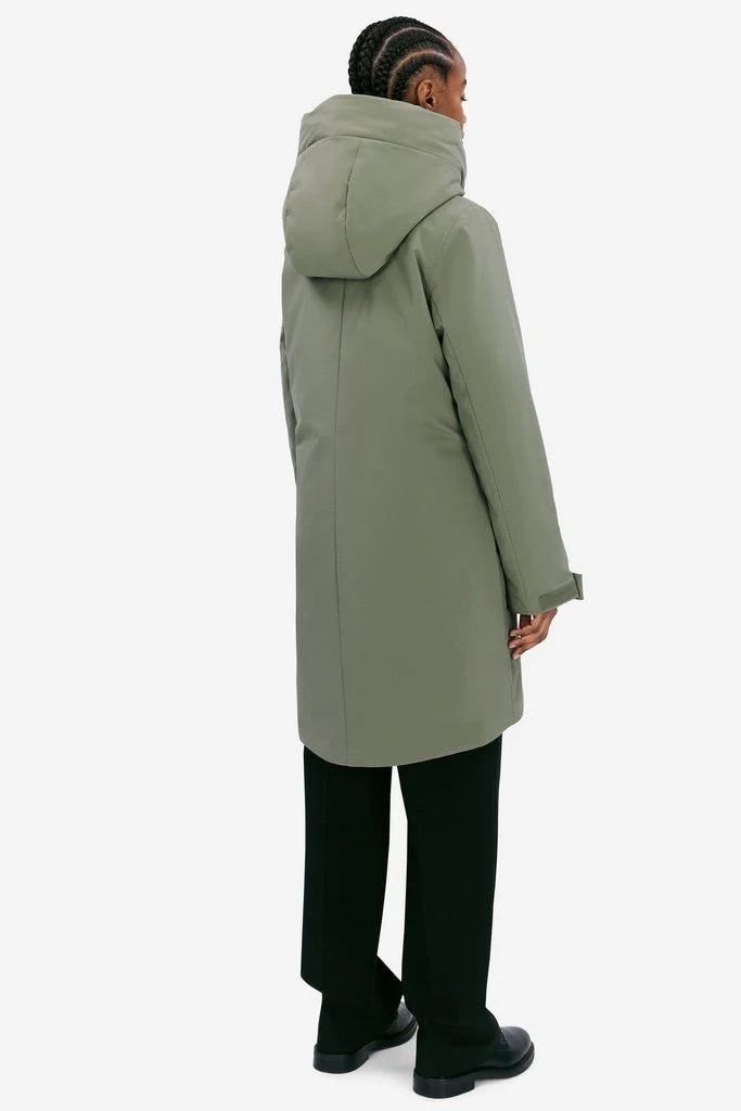 Elvine Damen Jacke Eline PET Poly 5K in Silbergrün