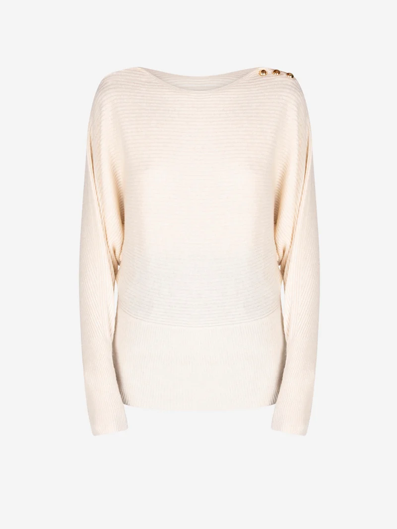 Maglione Rigato a Pipistrello