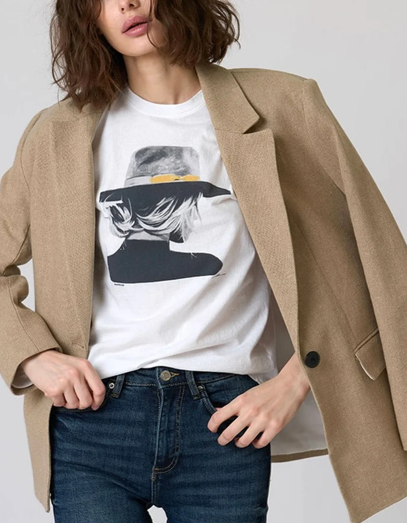 Bedrucktes T-Shirt Warrior Mushie