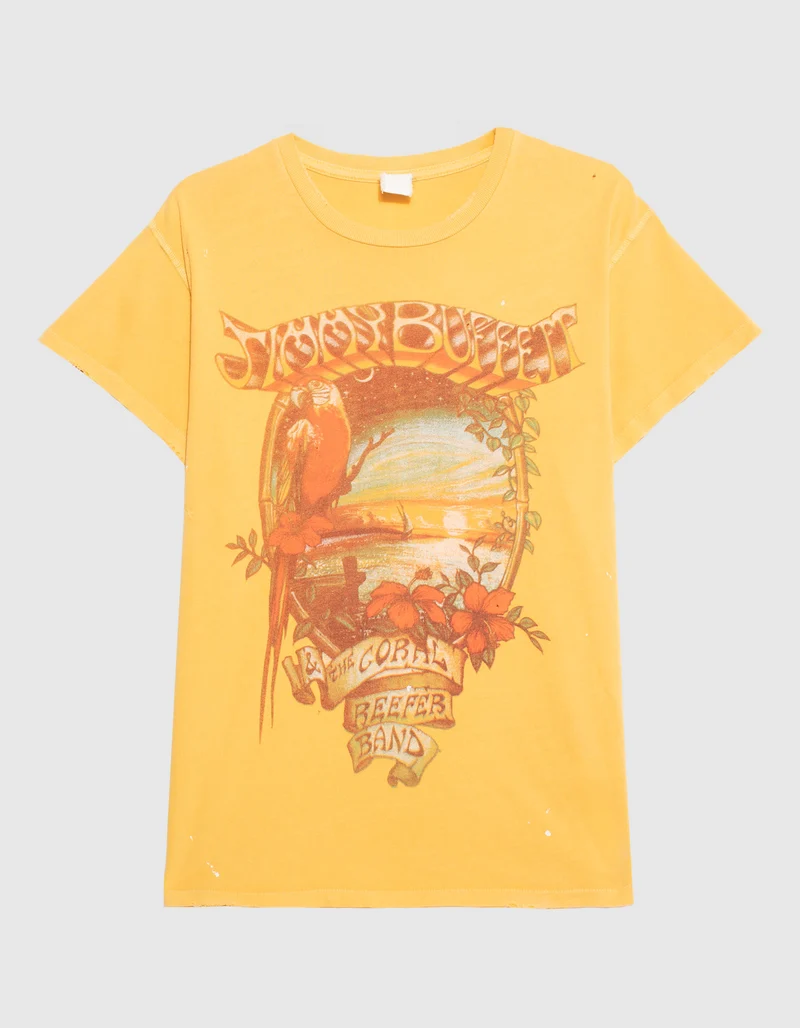 Bedrucktes T-Shirt Jimmy Buffet im Vintage-Look