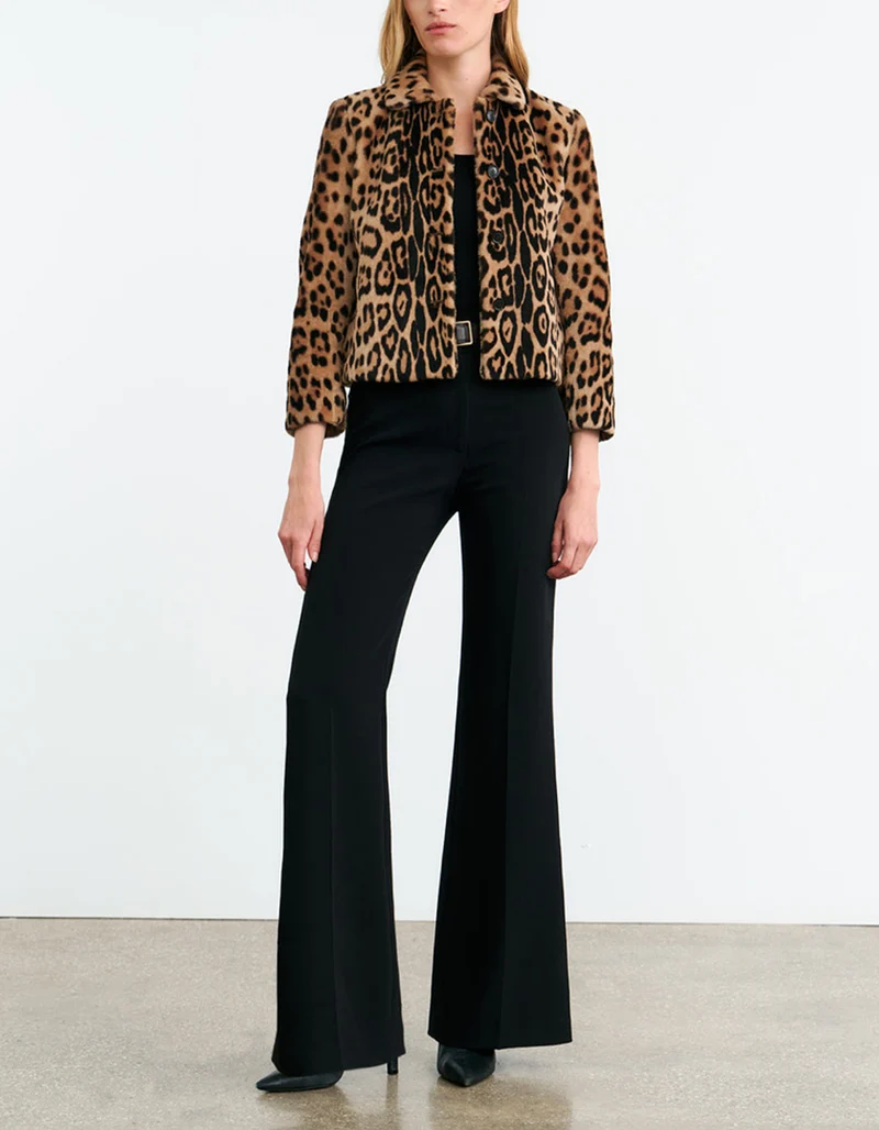 Cropped Lammfell-Shearling Jacke Montmartre
