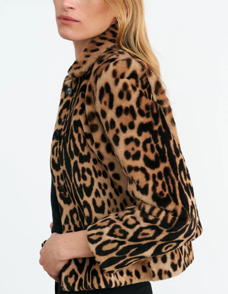 Cropped Lammfell-Shearling Jacke Montmartre