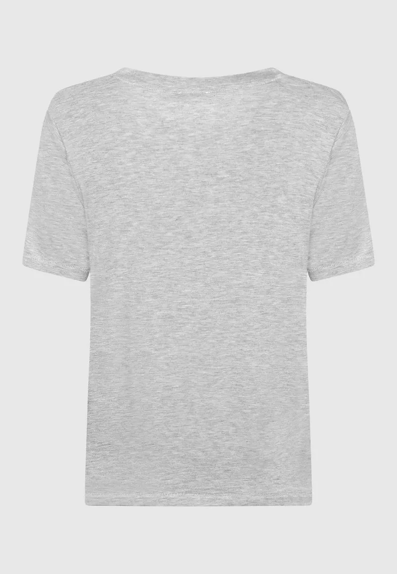 T-Shirt mit V-Ausschnitt