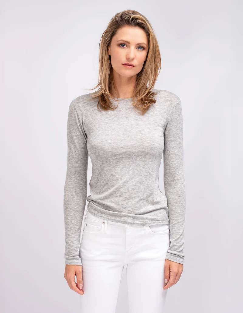 Longsleeve mit Rundhalsausschnitt