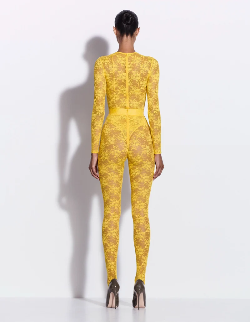 Longsleeve Spitzen-Bodysuit