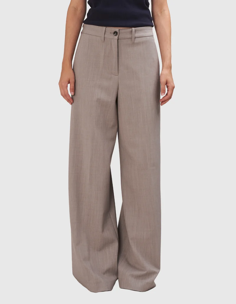 Wide-Leg Woll-Mix Hose Karen