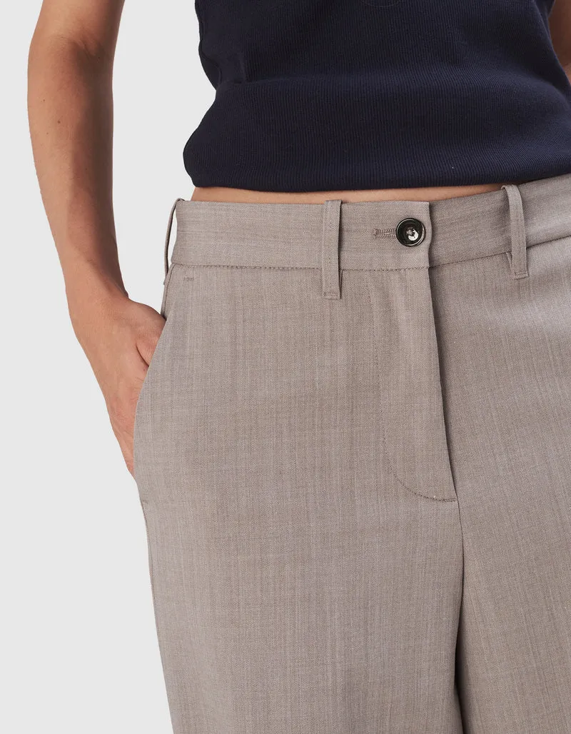 Wide-Leg Woll-Mix Hose Karen
