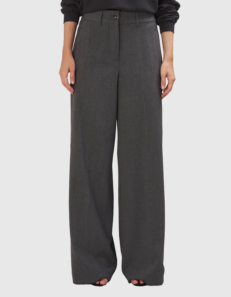 Wide-Leg Woll-Mix Hose Astrid