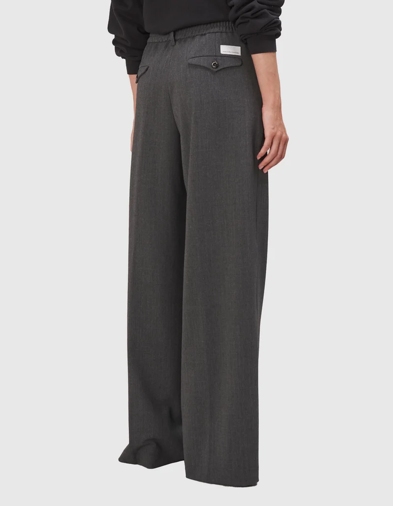 Wide-Leg Woll-Mix Hose Astrid
