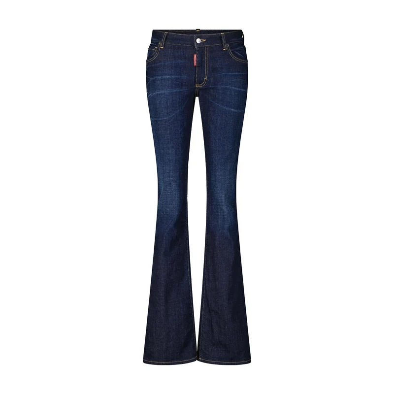 Medium Waist Flared Jeans