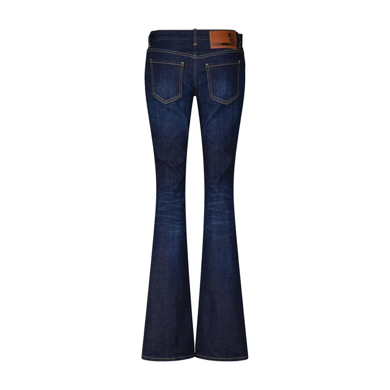 Medium Waist Flared Jeans