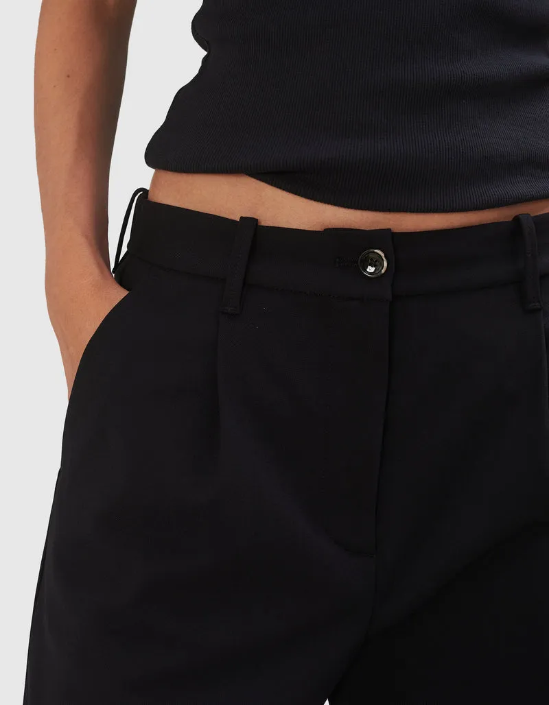 Wide-Leg Bundfalten-Hose Blenda