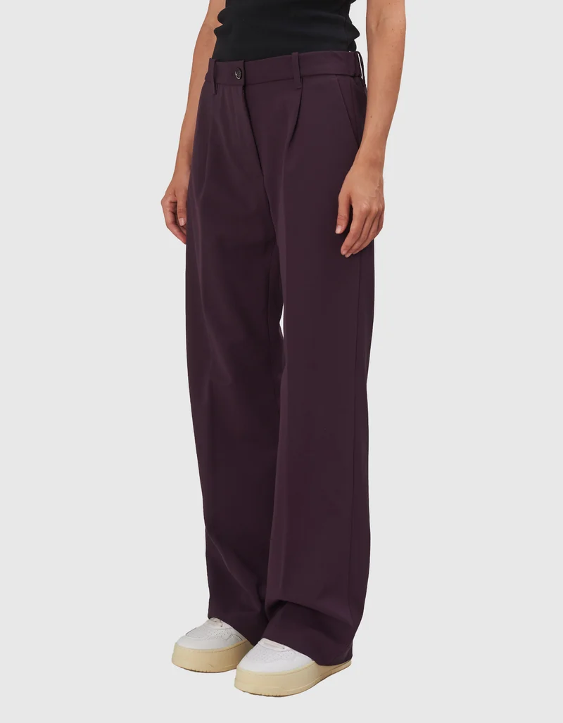 Wide-Leg Bundfalten-Hose Blenda